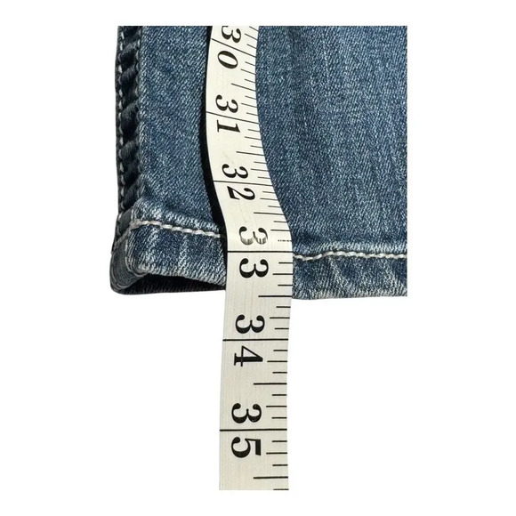 Miss Me Women's Signature Straight Jeans Size 16 (33) Cross Pockets - Picture 7 of 8